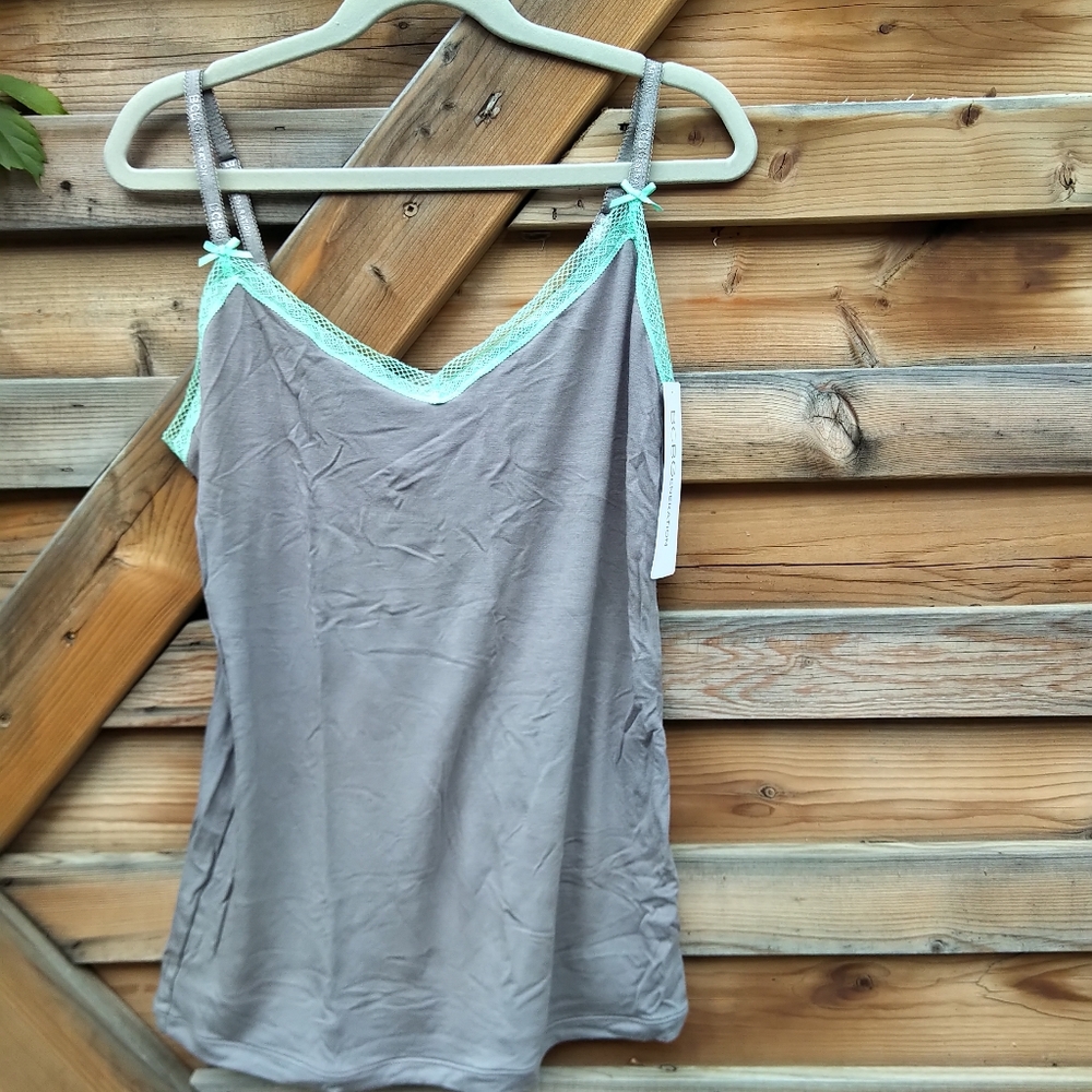BNWT BCBG Grey tank top size s